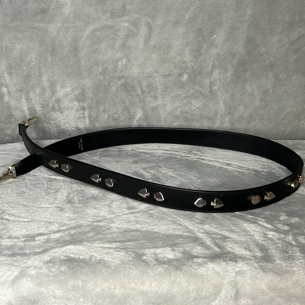 44” leather late square purse strap. make it mine collection.